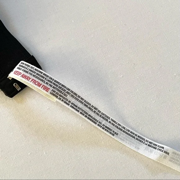 Free People Printed Practice Makes Perfect Active Bra Crossback Black Combo NWT - Picture 14 of 16